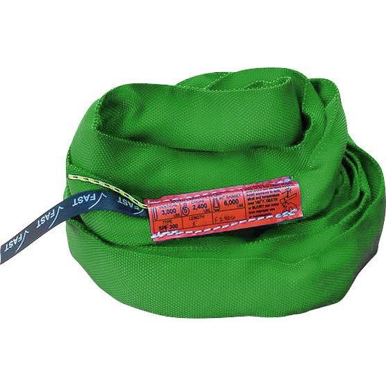 SPF 600 (Green) Polyester Round Slings - Plastics Solutions USA