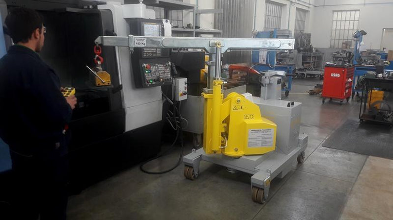 Electric Crane GB 500_TR VERTICAL Series for Molds up to 500 kg (1100 lbs)