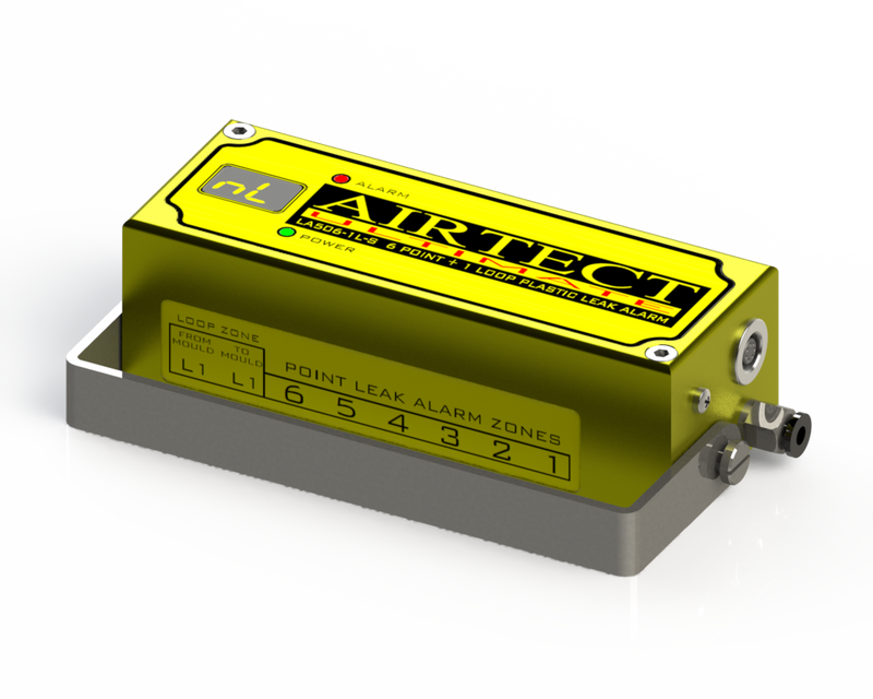 AIRTECT ULTIMATE LA506 6-Zone + 1 Loop Modular Stand-Alone Leak Alarm Manifold