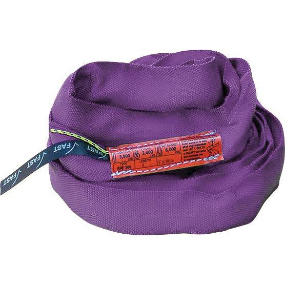 SPF 300 (Purple) Polyester Round Slings - Plastics Solutions USA