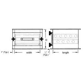 Ceramic Grate Magnet (In Housing) - Plastics Solutions USA