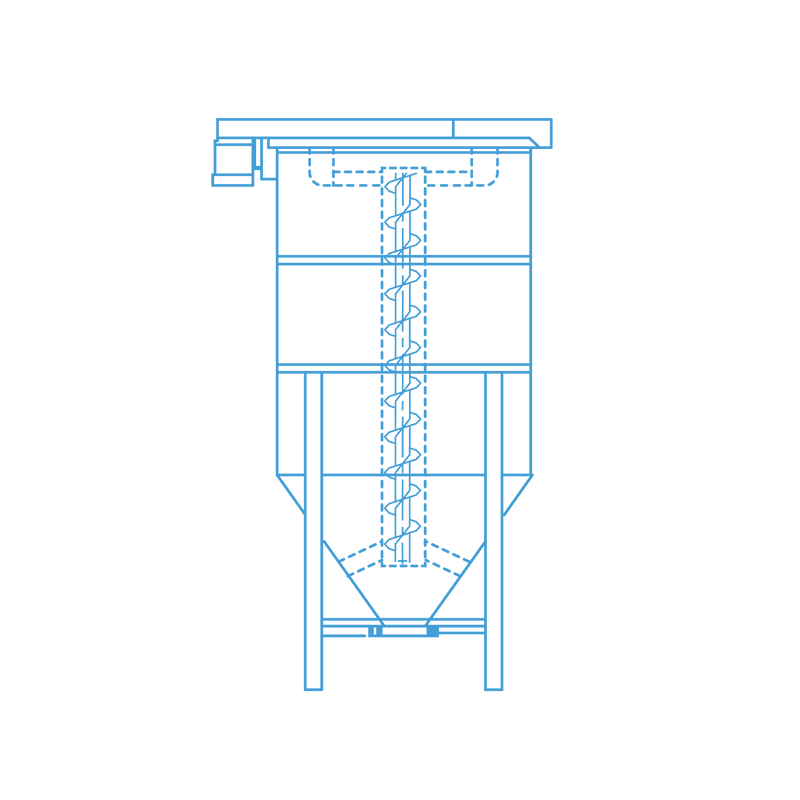 High Capacity Vertical Auger Mixers - Plastics Solutions USA